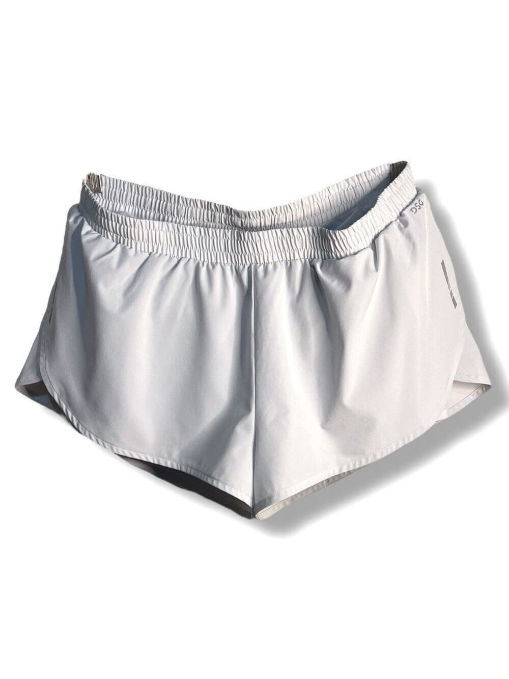 DSG Women's Gray Running Shorts Size XL (16-18) 3" 2-in-1 Shorts